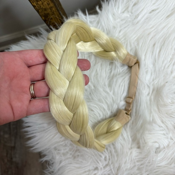 Madison Braids Platinum Blonde Lulu Two Strand Headband - Picture 1 of 3